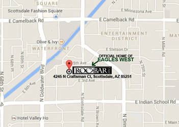 Map to Eagles West at Rockbar, Old Town Scottsdale